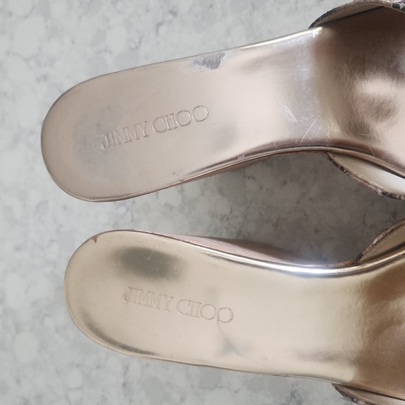 Jimmy Choo Cork Wedge Sandals - Picture 7 of 7